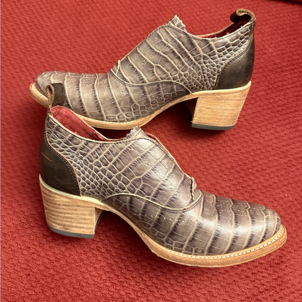Freebird by Steven Sadie Stone Coco Croc Embossed - Picture 2 of 7